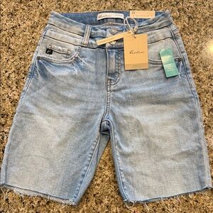 Kancan Light Blue Women's Denim Shorts